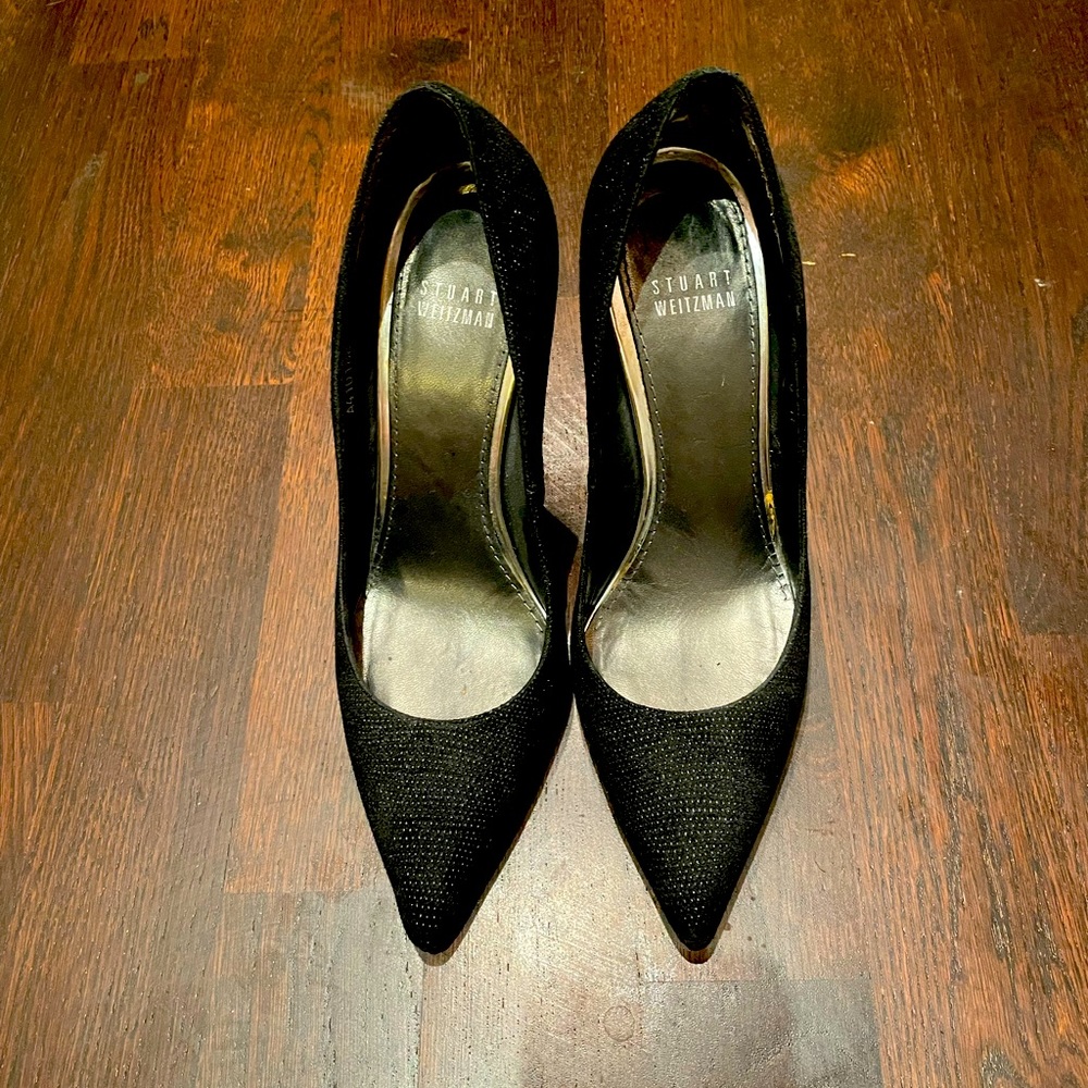 Stuart Weizman black high heels